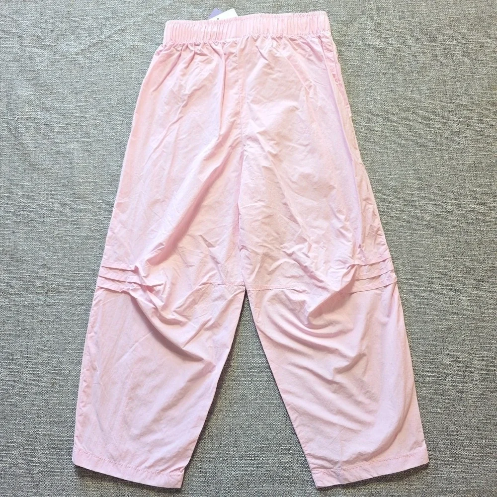 Grayson Mini Girls 2T Pink Parachute Pants Lightweight Pull-On Elastic Tie Waist